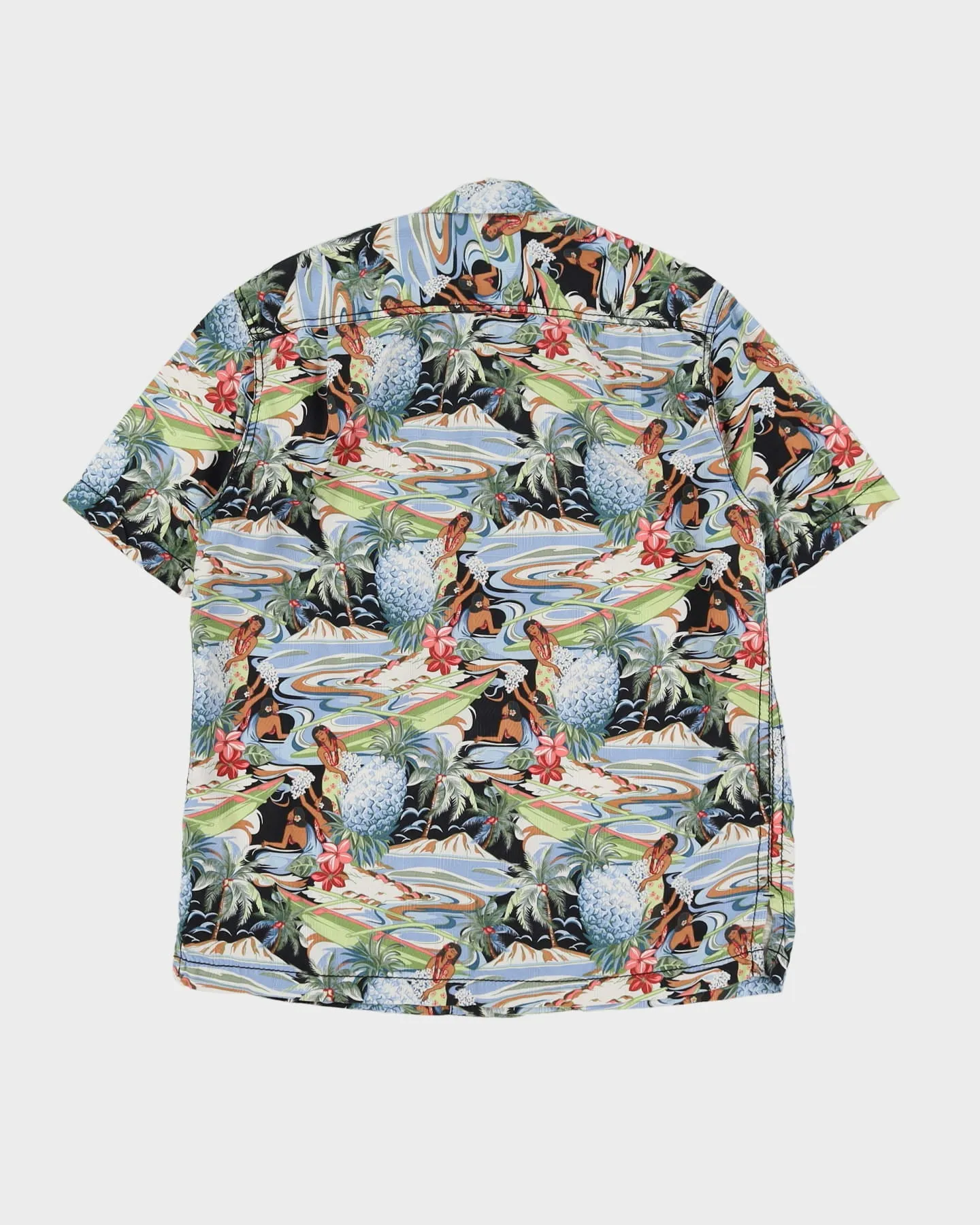 00s Tommy Bahama Patterned Hawaiian Shirt - M