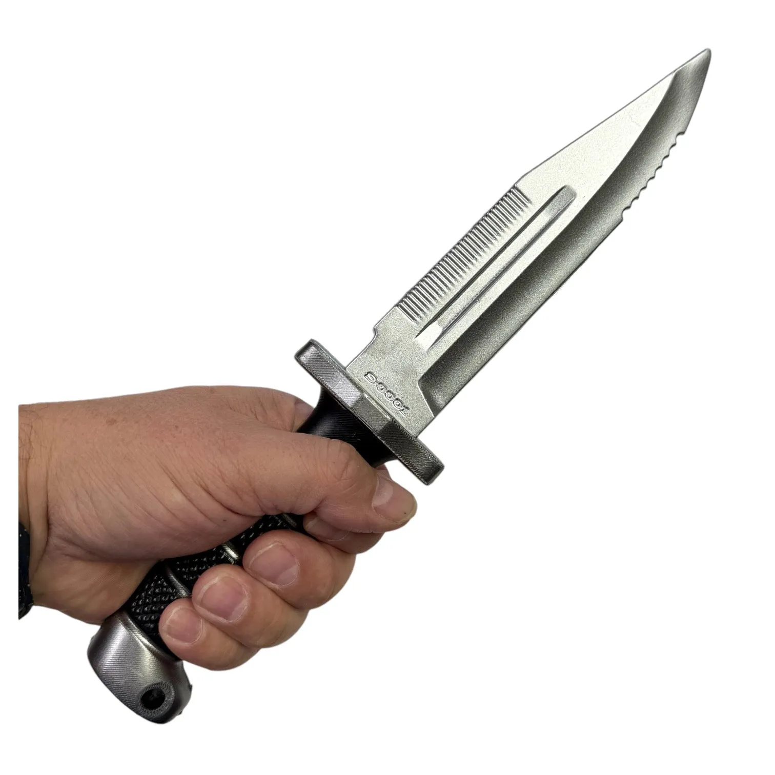 12.25 Inch Foam Modem Commando Tactical Military Style Knife Stunt Prop