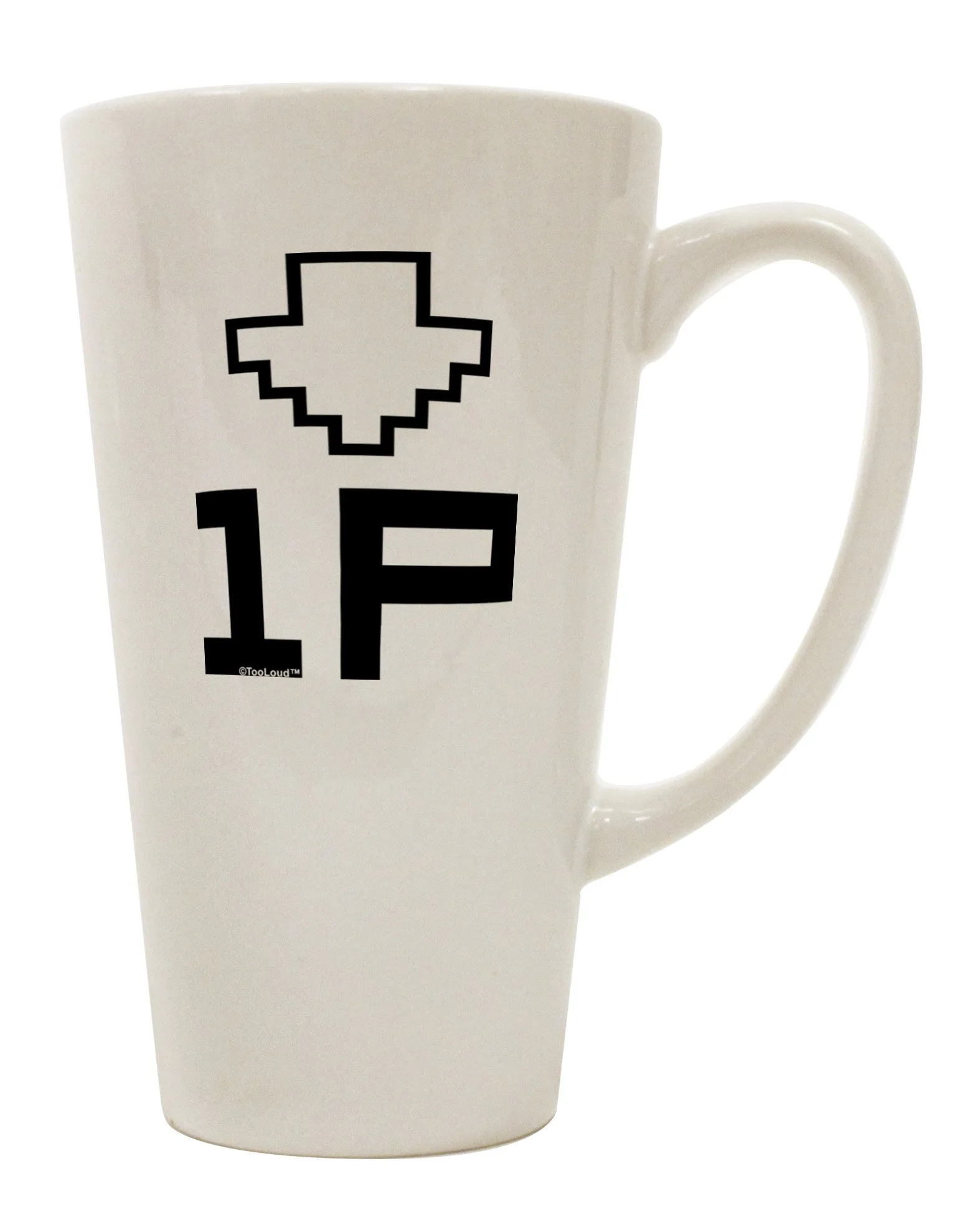 16 Ounce Conical Latte Coffee Mug for Couples - Expertly Crafted Drinkware TooLoud