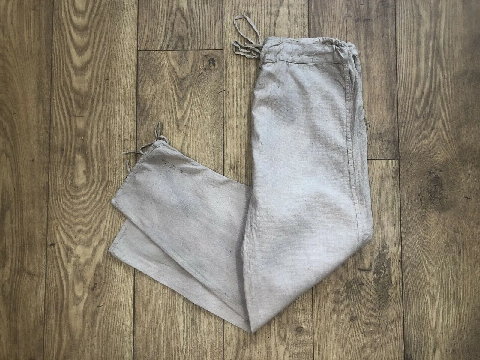 1940s Cotton Harem Pants Linen
