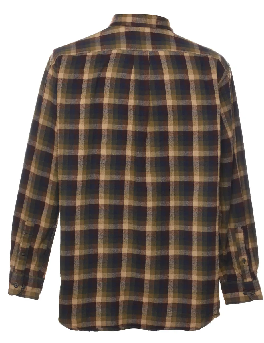 1990s Flannel Shirt - L