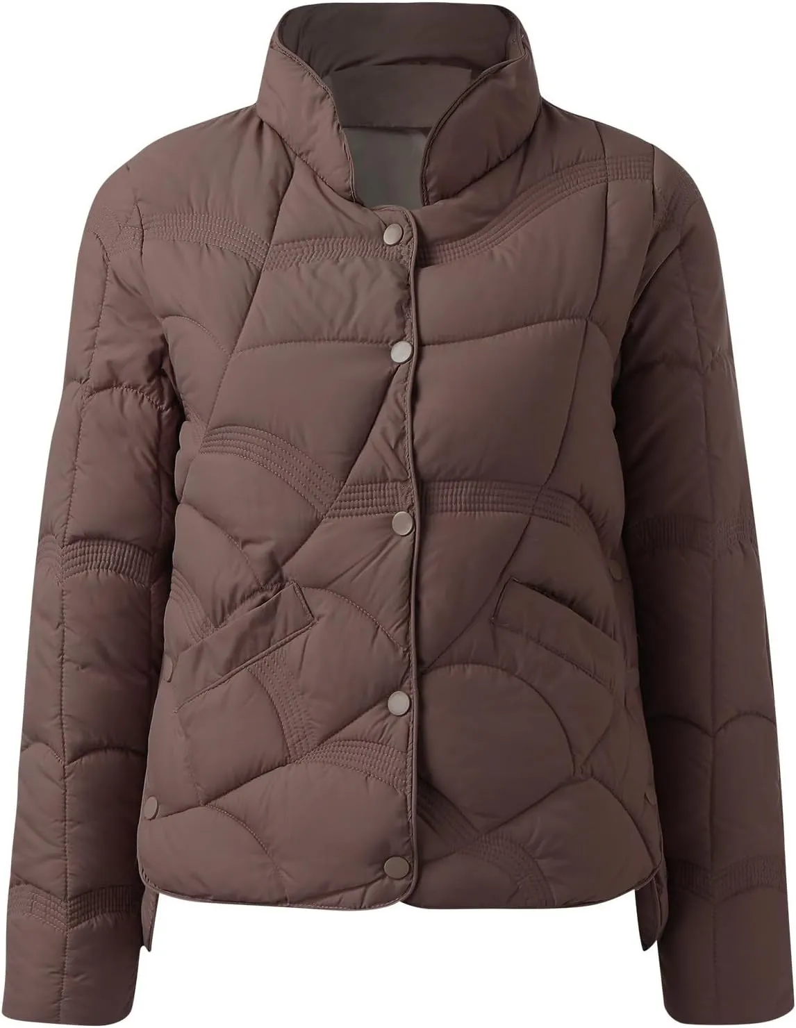 2023 Womens Oversized Puffer Jacket Quilted Down Coats Windproof Lightweight Warm Winter Padded Coat Trendy Casual Outerwear