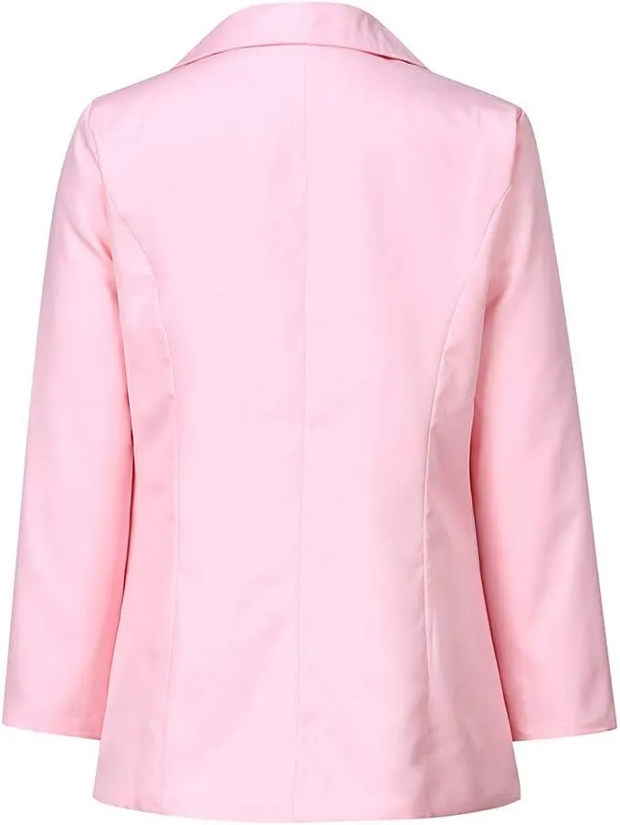2024 Blazer for Women Trendy Business Casual Jackets Long Sleeve Open Front Cardigan Work Suit Fall Fashion Blazer