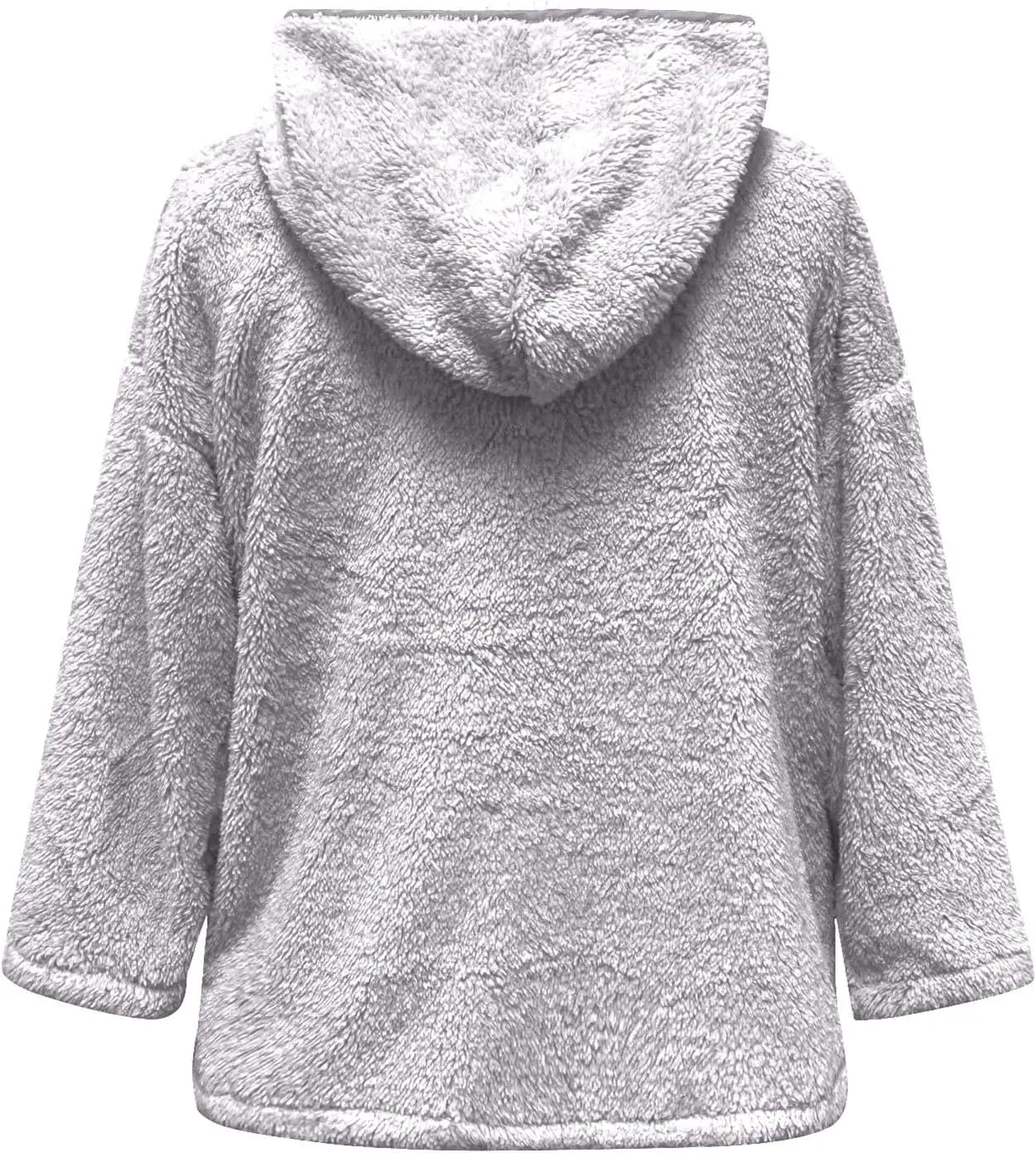 2024 Fashion Zipper Knitted Thick Fleece Coat for Women Long Sleeve Hooded Outwear Warm Soft Slim Overcoat Winter Suit