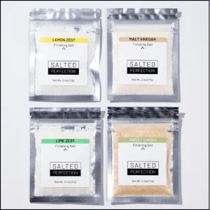 4 Flavor Salt Flight "Gimme Some Zing" by Salted Perfection
