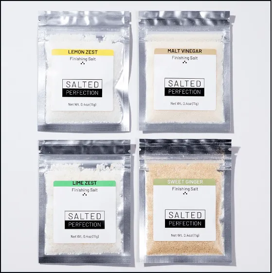 4 Flavor Salt Flight "Gimme Some Zing" by Salted Perfection