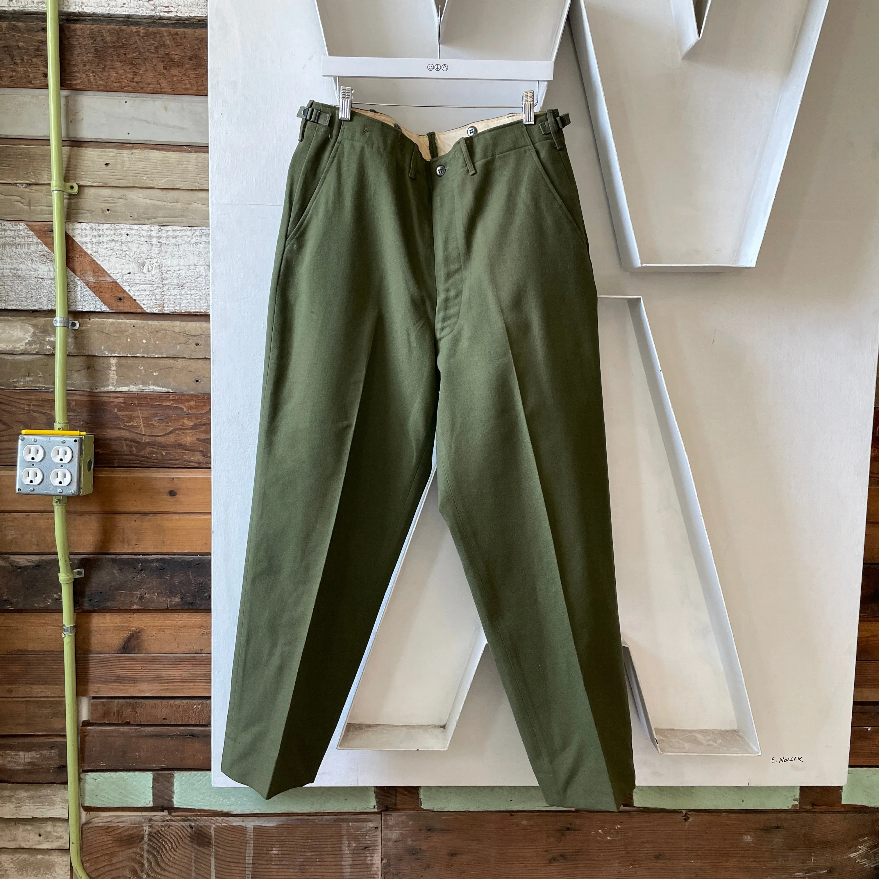 50’s Military Wool Field Trousers - 35” x 29”