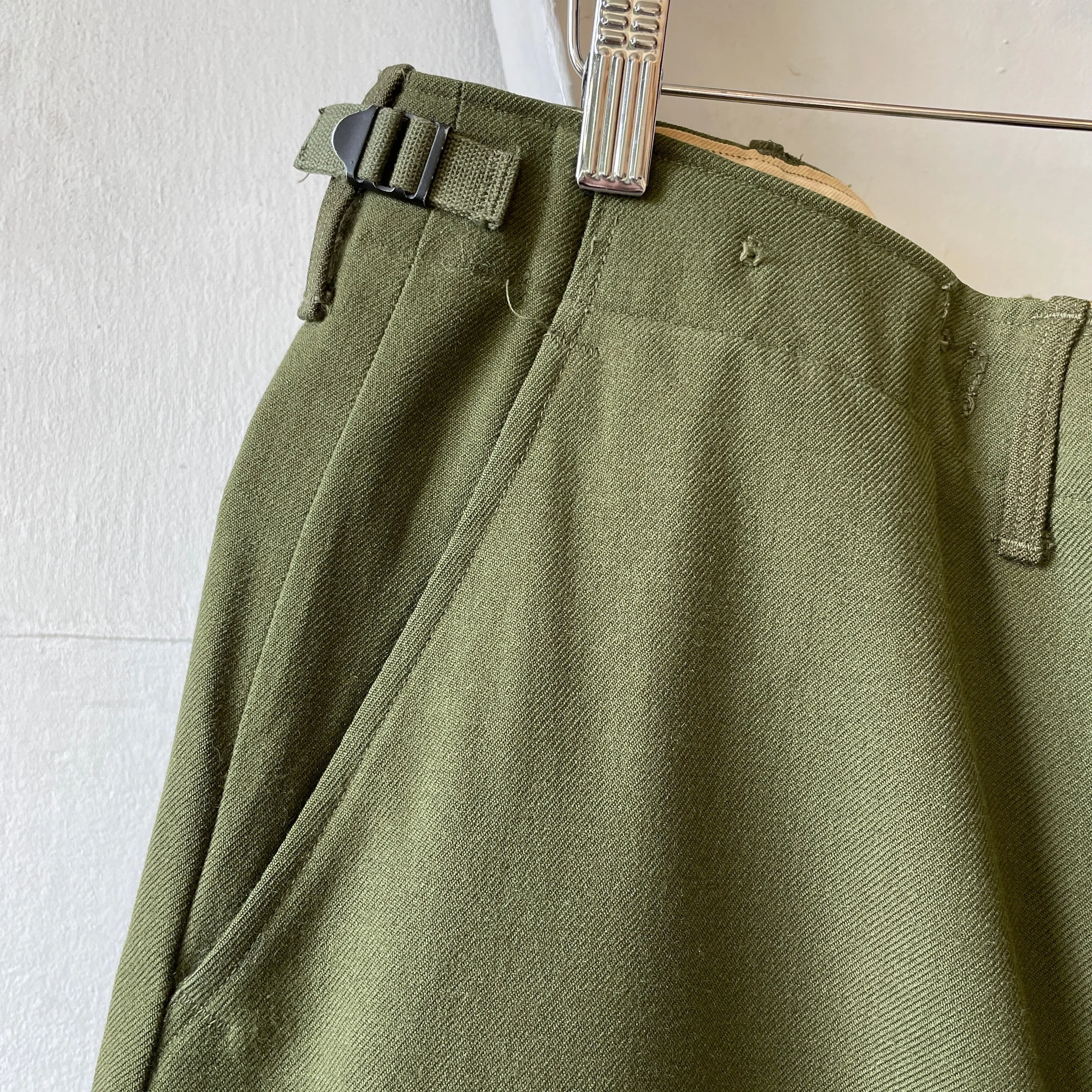 50’s Military Wool Field Trousers - 35” x 29”