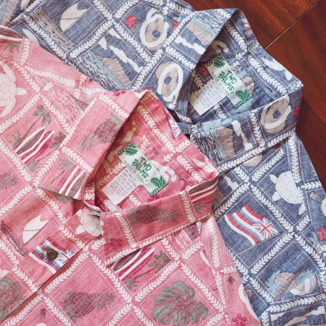 50th State Pink Hawaiian REVERSE Shirt