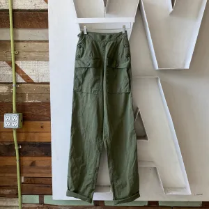 60's Side-Button Poplin Fatigues - 22” x 33”