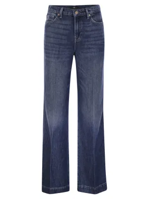 7 For All Mankind Modern Dojo Tailorless High Waisted Flared Jeans