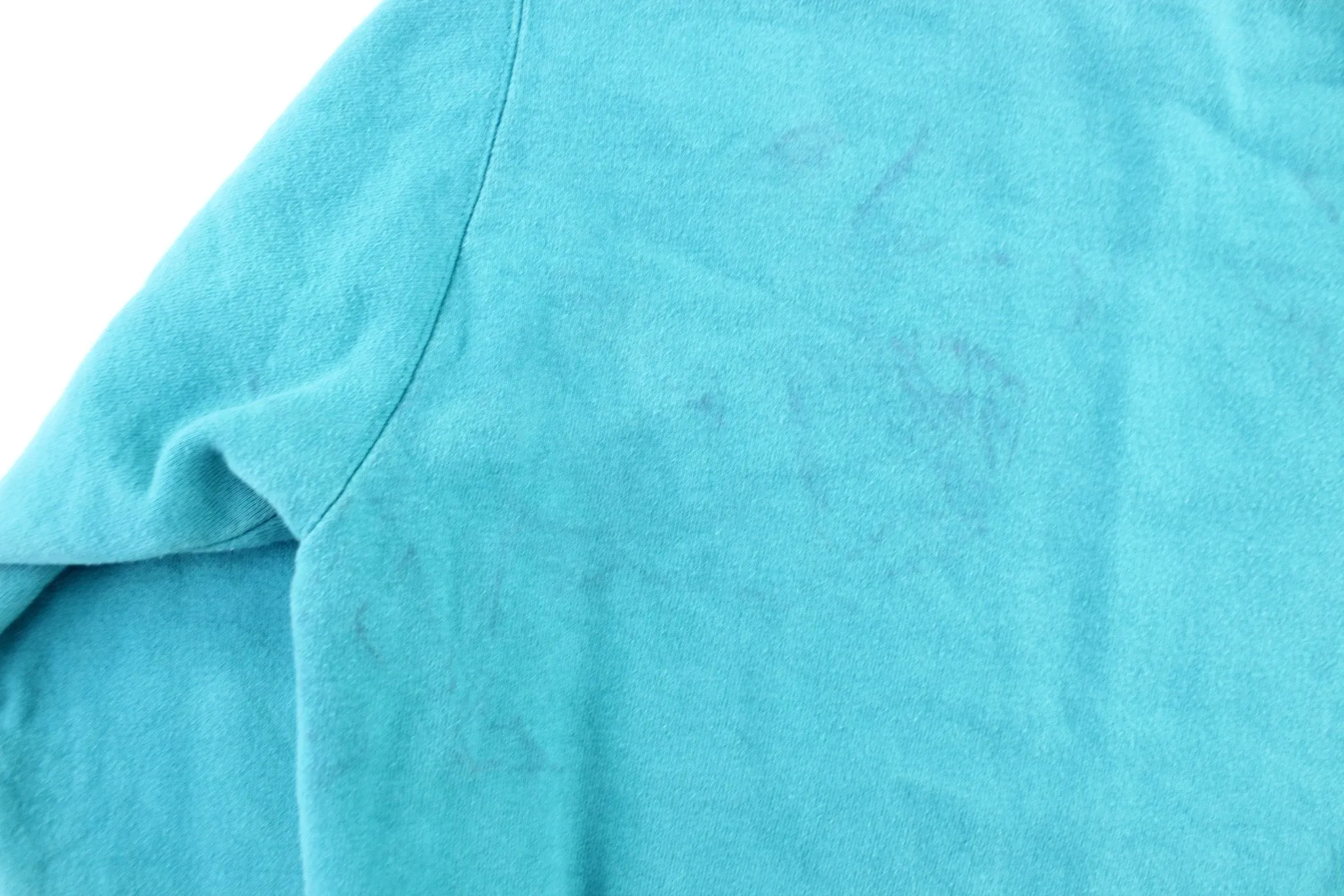 90's Champion Logo Embroidered Green Sweatshirt