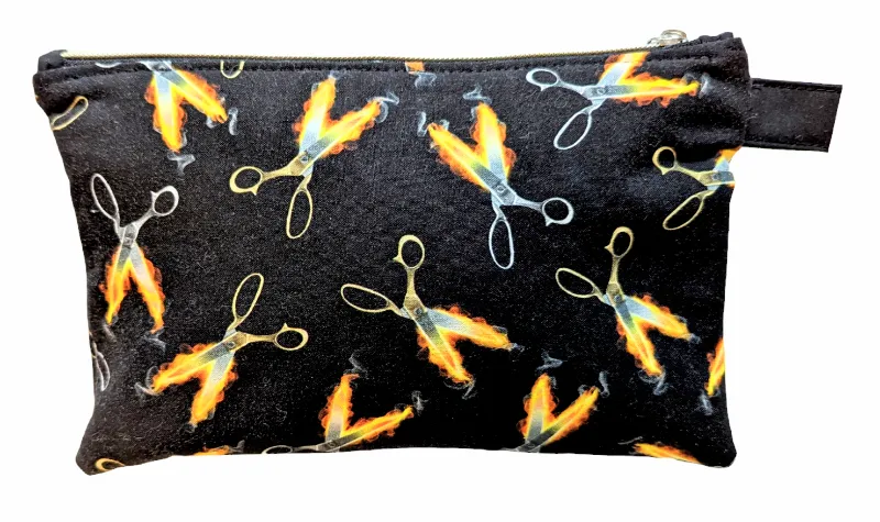 9x7" Zippered Bags – Multi-Print Makeup, Pencil, and Storage Pouches