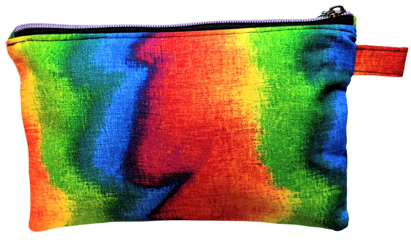 9x7" Zippered Bags – Multi-Print Makeup, Pencil, and Storage Pouches