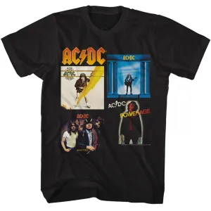 AC/DC - AC/DC Multi Albums T-Shirt