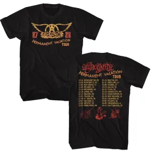 Aerosmith - Permanent Tour 87-89 Boyfriend Tee