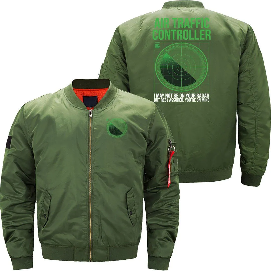 AIR TRAFFIC CONTROLLER AIRCRAFT AVIATION AVIATOR BOMBER FLIGHT AVIATOR JACKET
