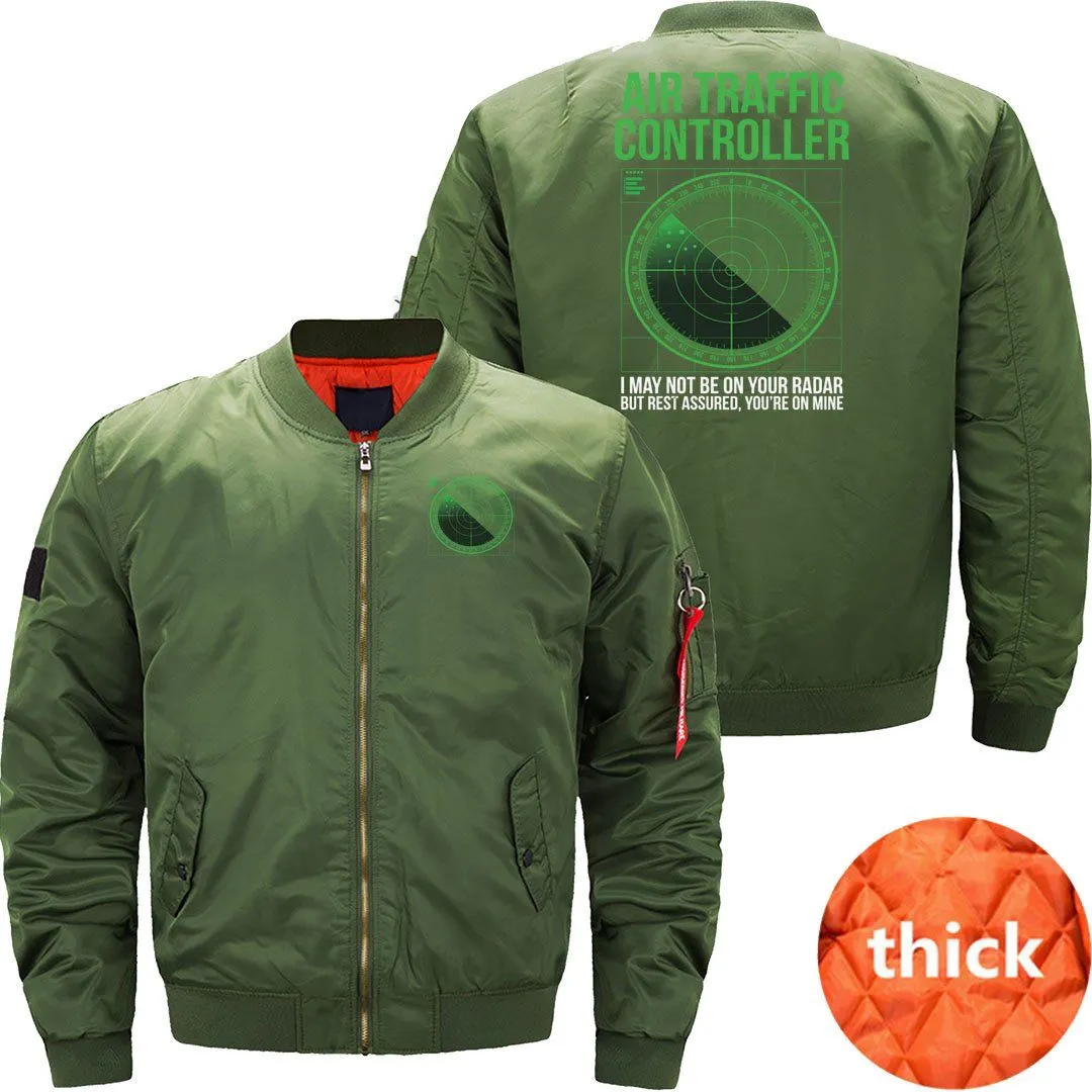 AIR TRAFFIC CONTROLLER AIRCRAFT AVIATION AVIATOR BOMBER FLIGHT AVIATOR JACKET