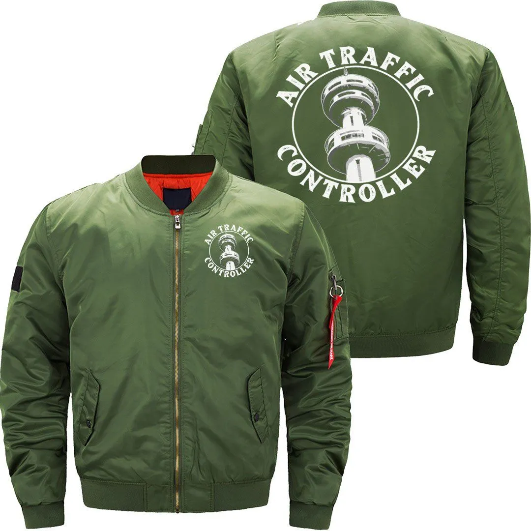 AIR TRAFFIC CONTROLLER CONTROL ATC FLIGHT CONTROL BOMBER FLIGHT AVIATOR JACKET