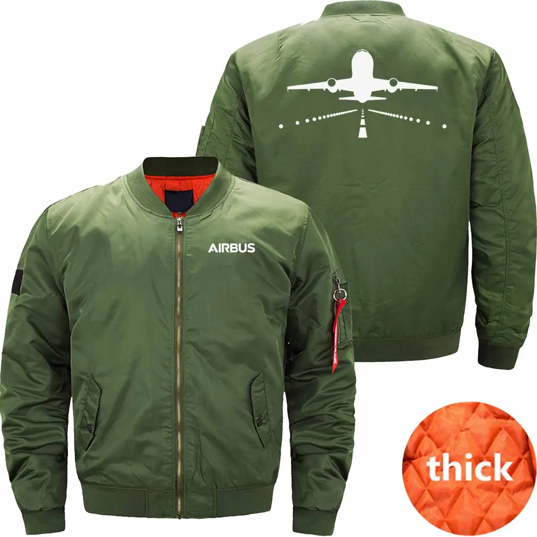 AIRBUS A319 BOMBER FLIGHT AVIATOR JACKET