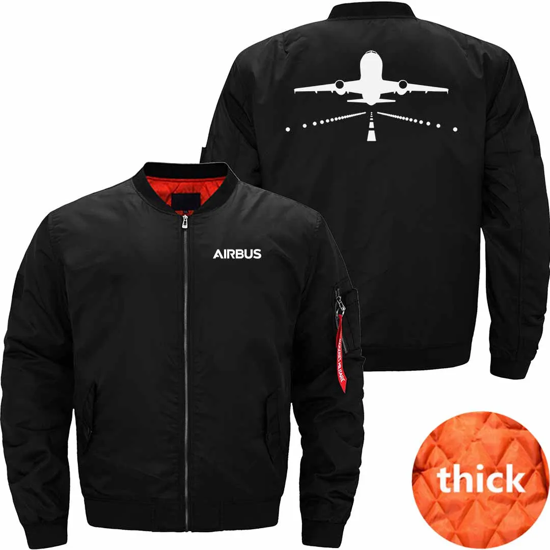 AIRBUS A319 BOMBER FLIGHT AVIATOR JACKET