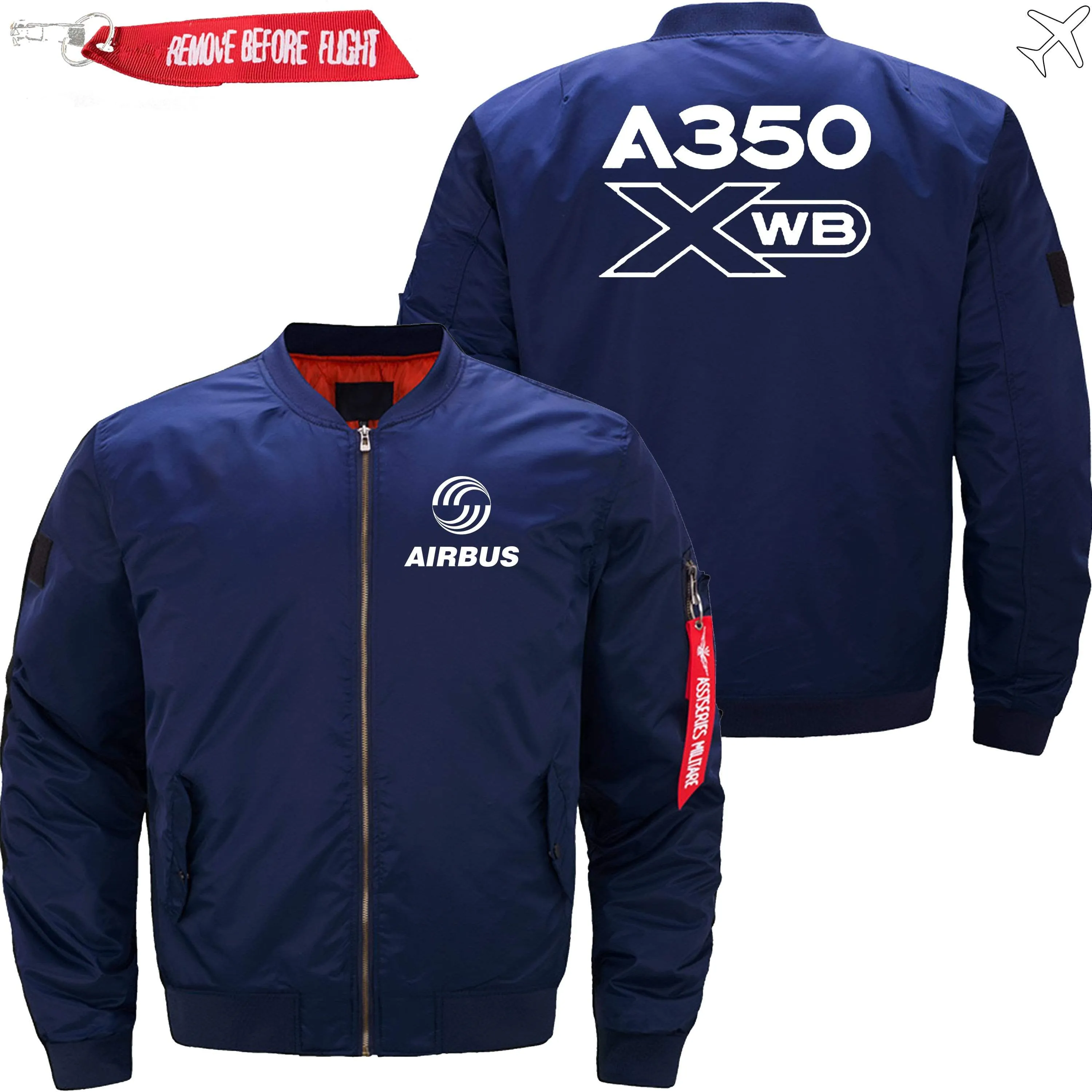 AIRBUS A350XWB BOMBER FLIGHT AVIATOR JACKET
