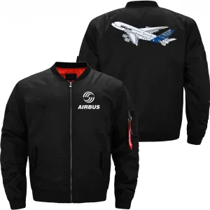 AIRBUS A380 FLYING BOMBER FLIGHT AVIATOR JACKET