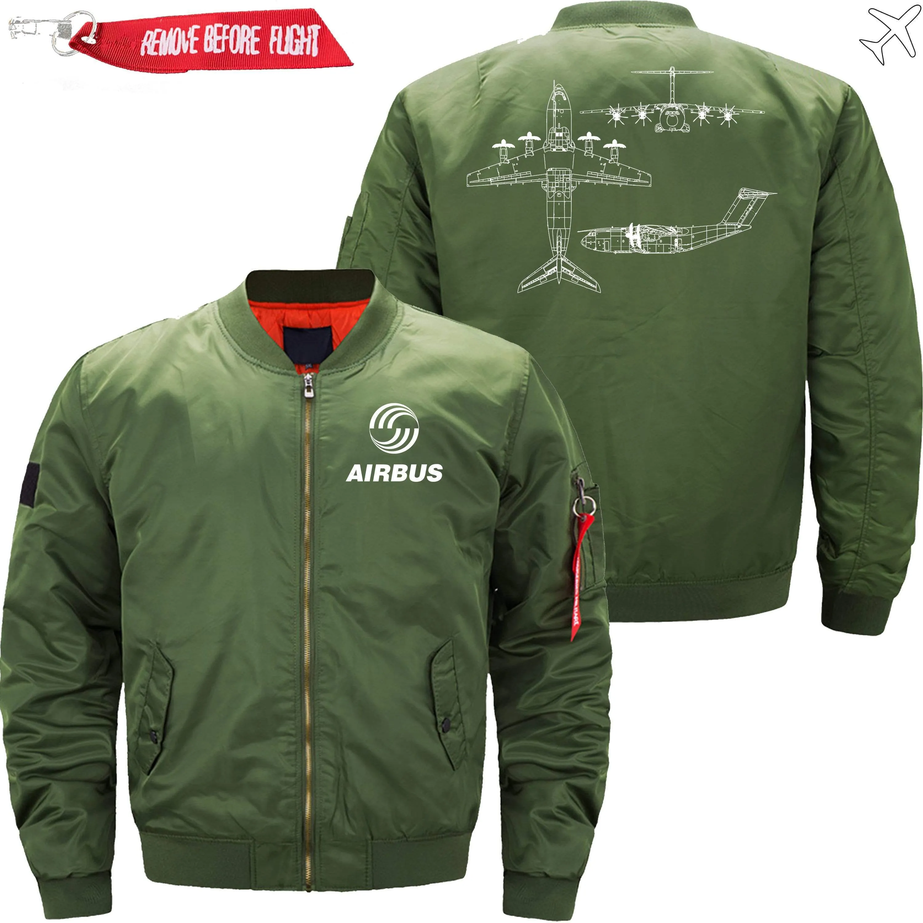 AIRBUS A400M ATLAS BOMBER FLIGHT AVIATOR JACKET