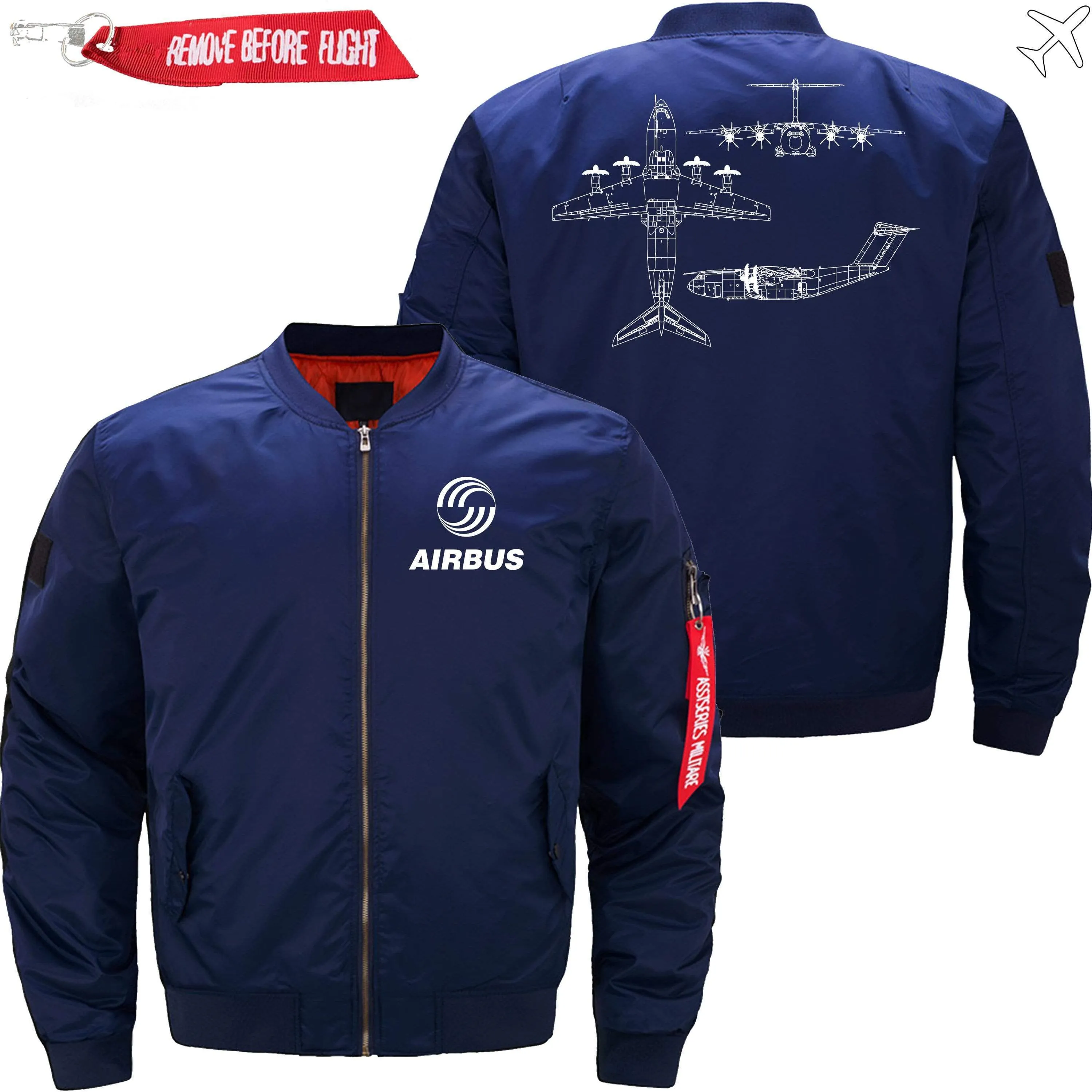 AIRBUS A400M ATLAS BOMBER FLIGHT AVIATOR JACKET