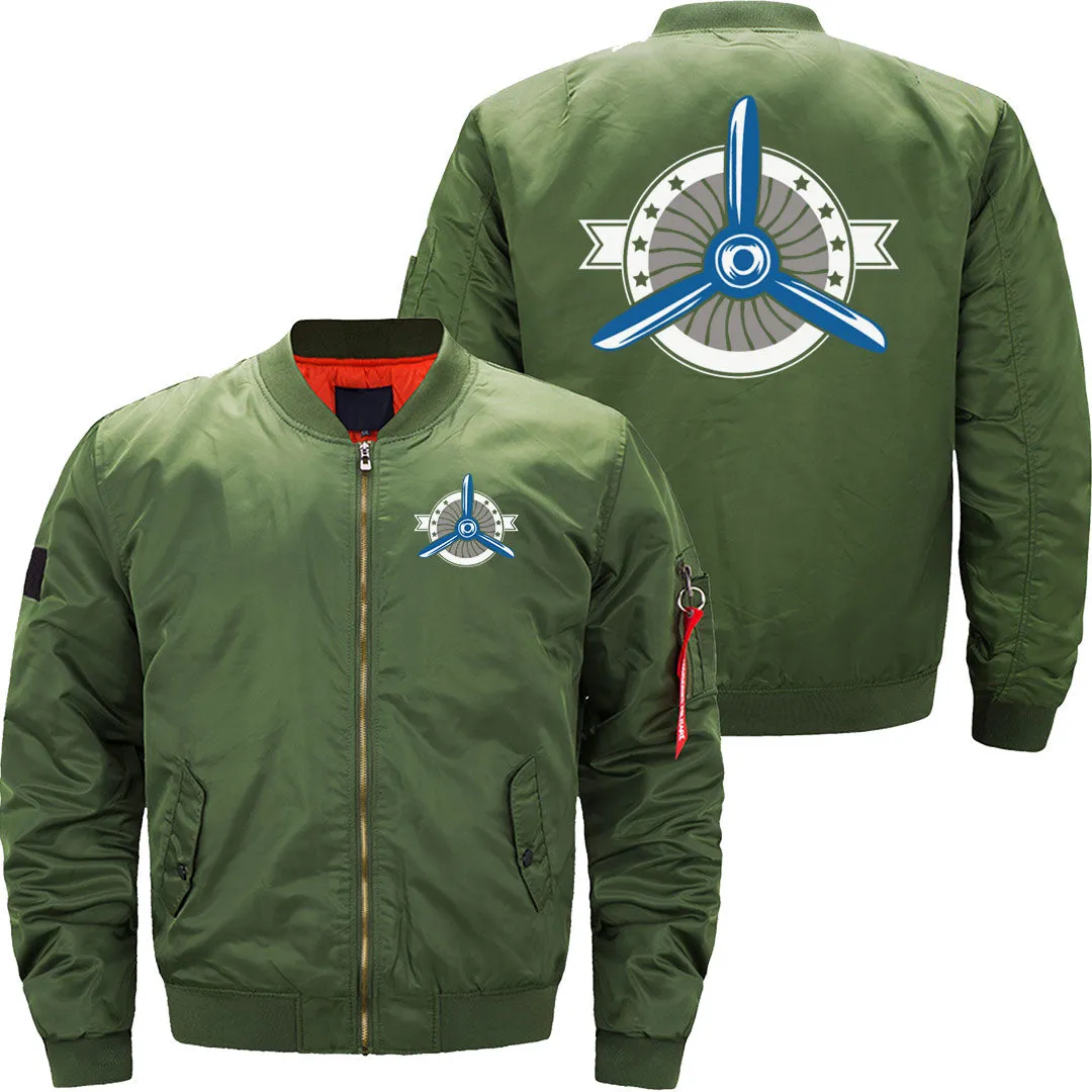 AIRPLANE PROPELLER CESSNA PROPELLER BOMBER FLIGHT AVIATOR JACKET