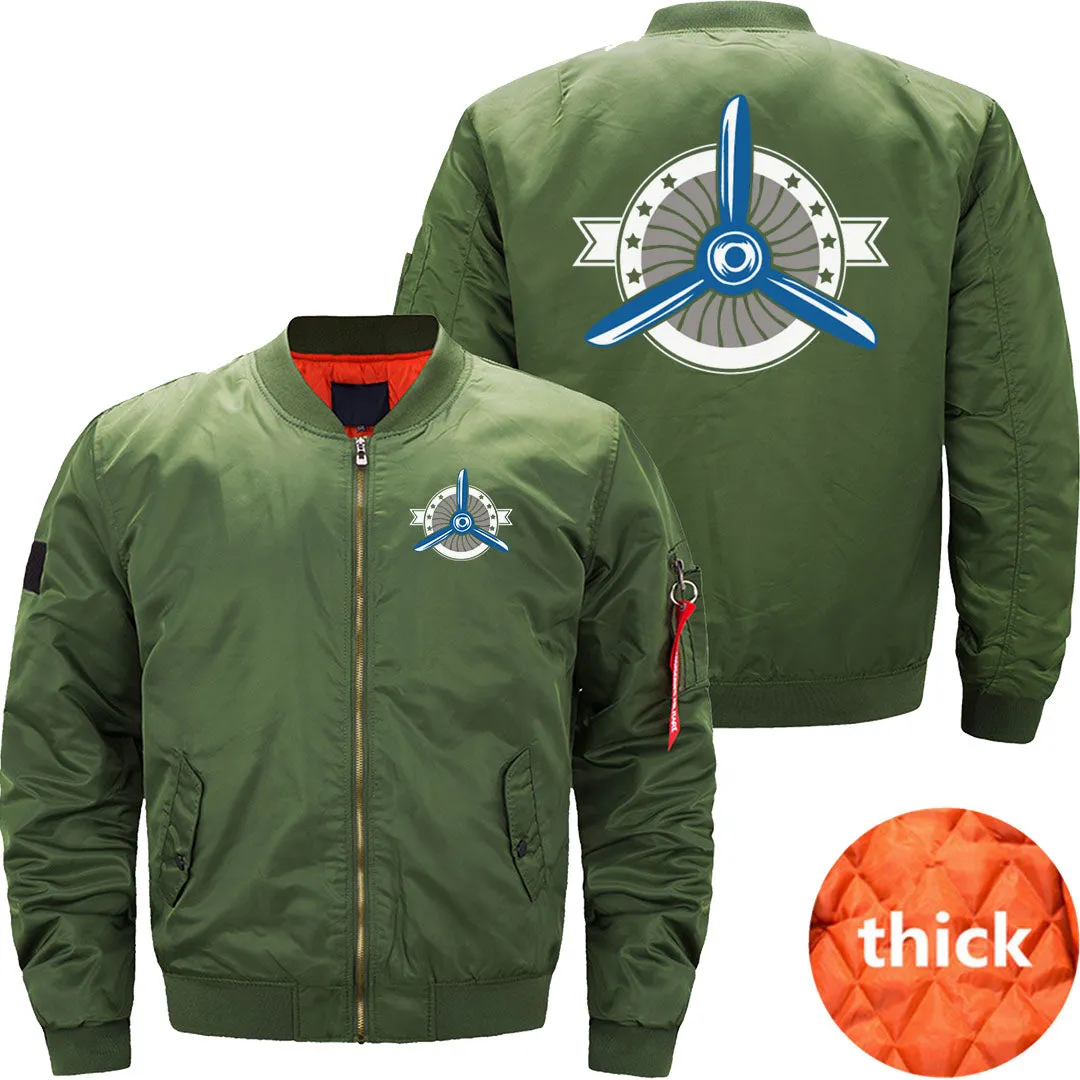 AIRPLANE PROPELLER CESSNA PROPELLER BOMBER FLIGHT AVIATOR JACKET
