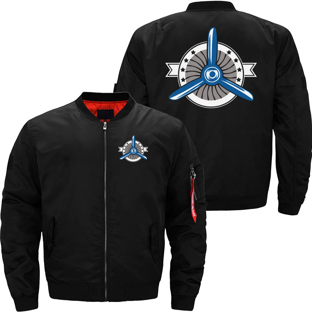 AIRPLANE PROPELLER CESSNA PROPELLER BOMBER FLIGHT AVIATOR JACKET