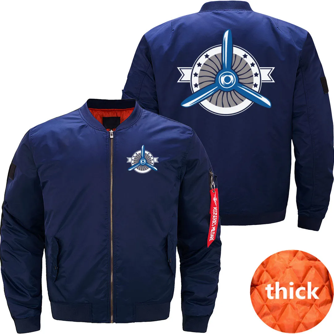 AIRPLANE PROPELLER CESSNA PROPELLER BOMBER FLIGHT AVIATOR JACKET