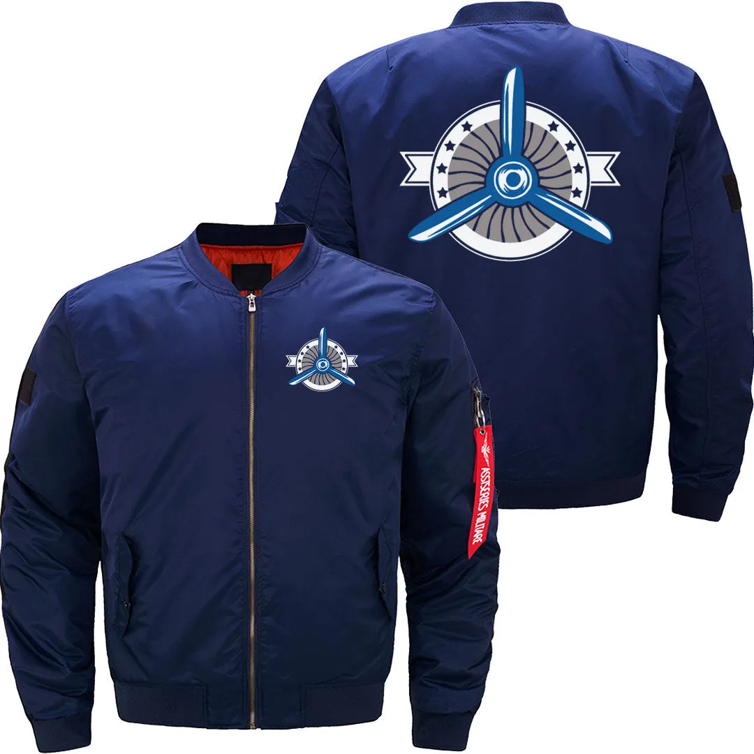 AIRPLANE PROPELLER CESSNA PROPELLER BOMBER FLIGHT AVIATOR JACKET