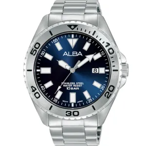 Alba AS9Q43X Stainless Steel Workman Watch