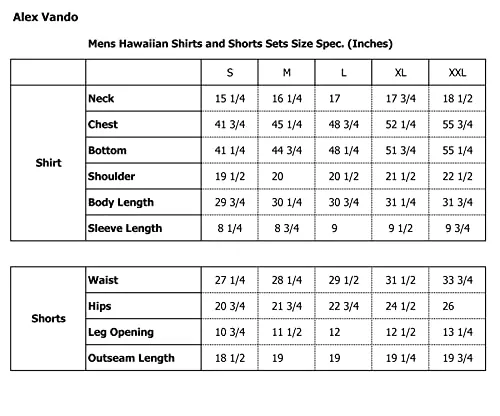 Alex Vando Mens Hawaiian Shirts Casual Short Sleeve Aloha Beach Shirt Suits,White View,L