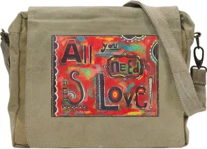 All You Need Is Love Tent Crossbody