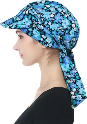 Alnorm Adjustable 100% Cotton Lace Up Turban Featuring Cotton Sweatbands Design