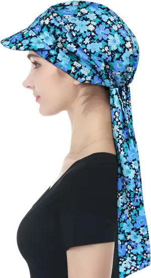 Alnorm Adjustable 100% Cotton Lace Up Turban Featuring Cotton Sweatbands Design