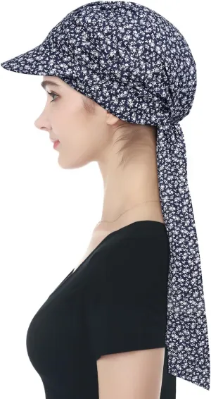 Alnorm Adjustable 100% Cotton Lace Up Turban Featuring Cotton Sweatbands Design
