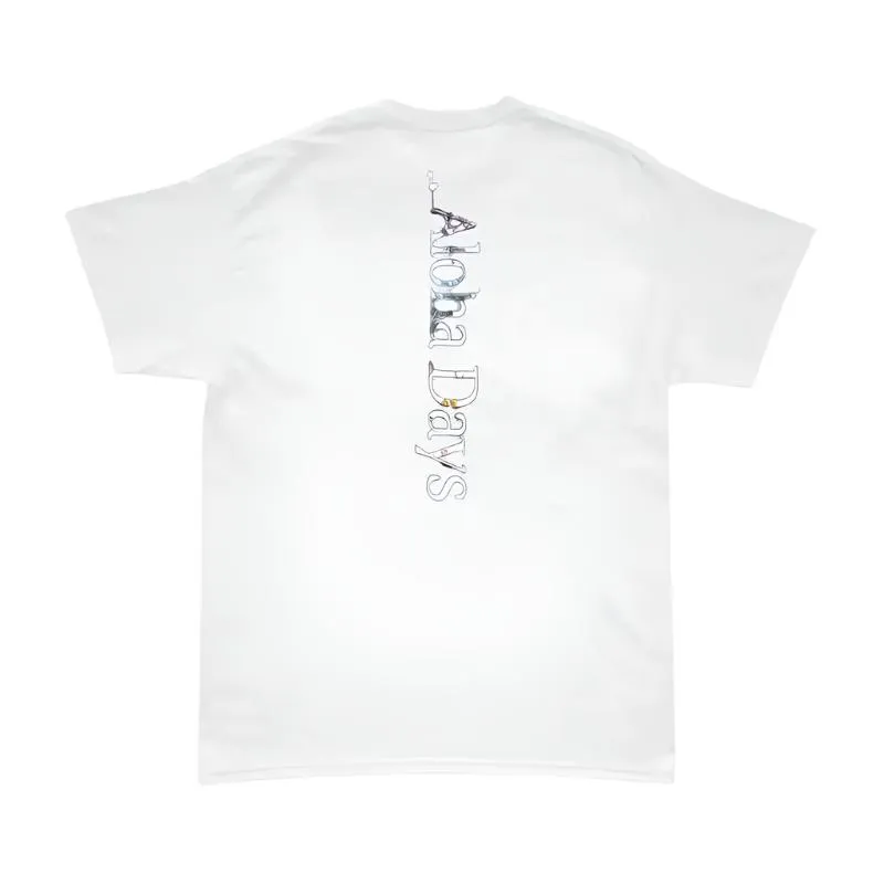 Aloha Days Kids  Box Logo LTD Made in Hawaii M-L White