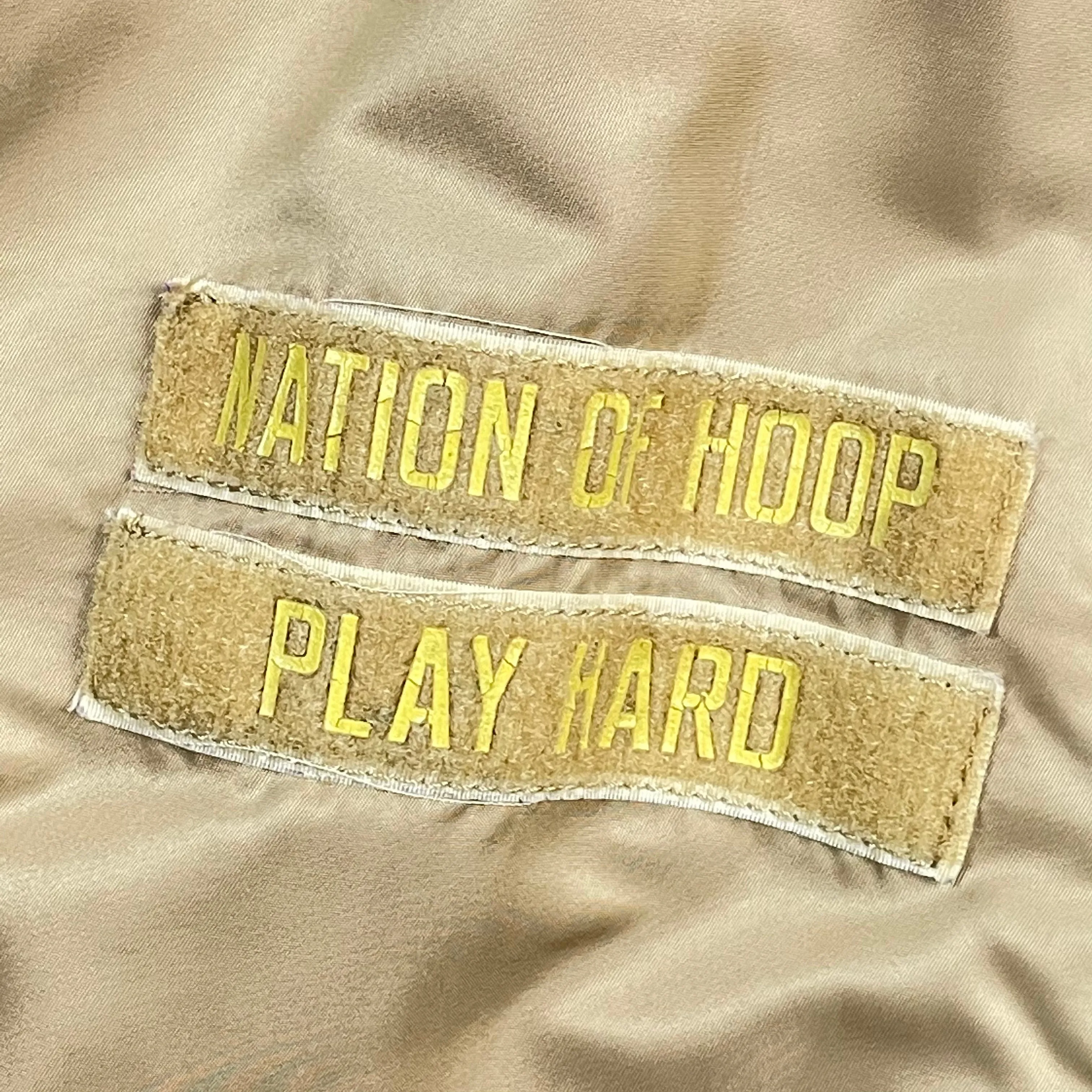 ALPHA INDUSTRIES x K1X NATION OF HOOP MUNICH : "GOLD RUSH" LTD BOMBER : L