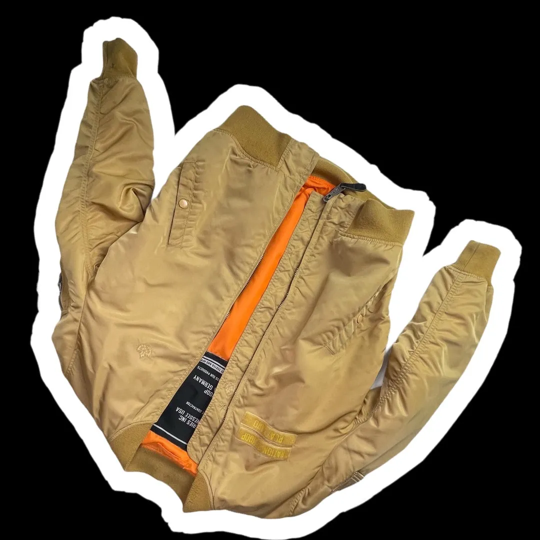ALPHA INDUSTRIES x K1X NATION OF HOOP MUNICH : "GOLD RUSH" LTD BOMBER : L