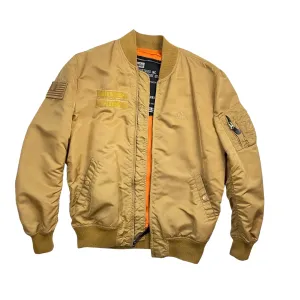 ALPHA INDUSTRIES x K1X NATION OF HOOP MUNICH : "GOLD RUSH" LTD BOMBER : L