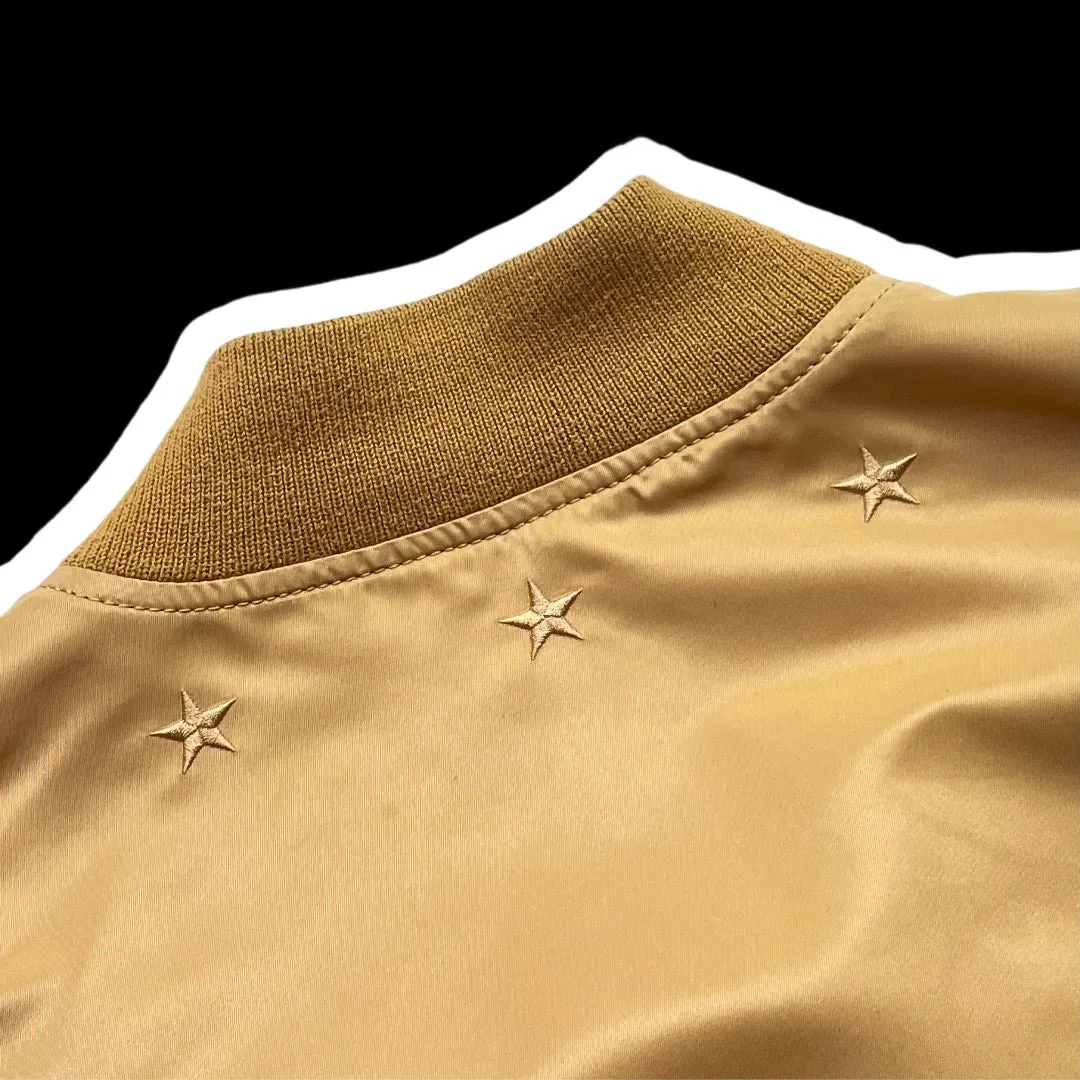 ALPHA INDUSTRIES x K1X NATION OF HOOP MUNICH : "GOLD RUSH" LTD BOMBER : L