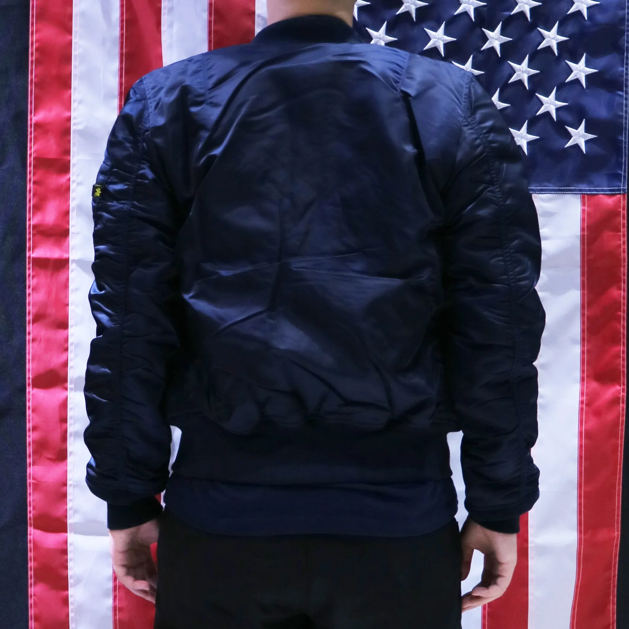 ALPHA MA-1 FLIGHT JACKET SLIM FIT (REPLICA BLUE)