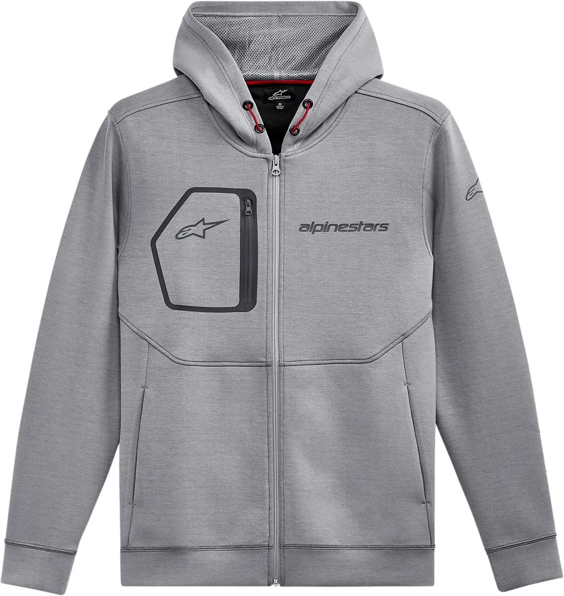 ALPINESTARS Convex Tech Hoodie - Heather Gray - 2XL 12125302010262X