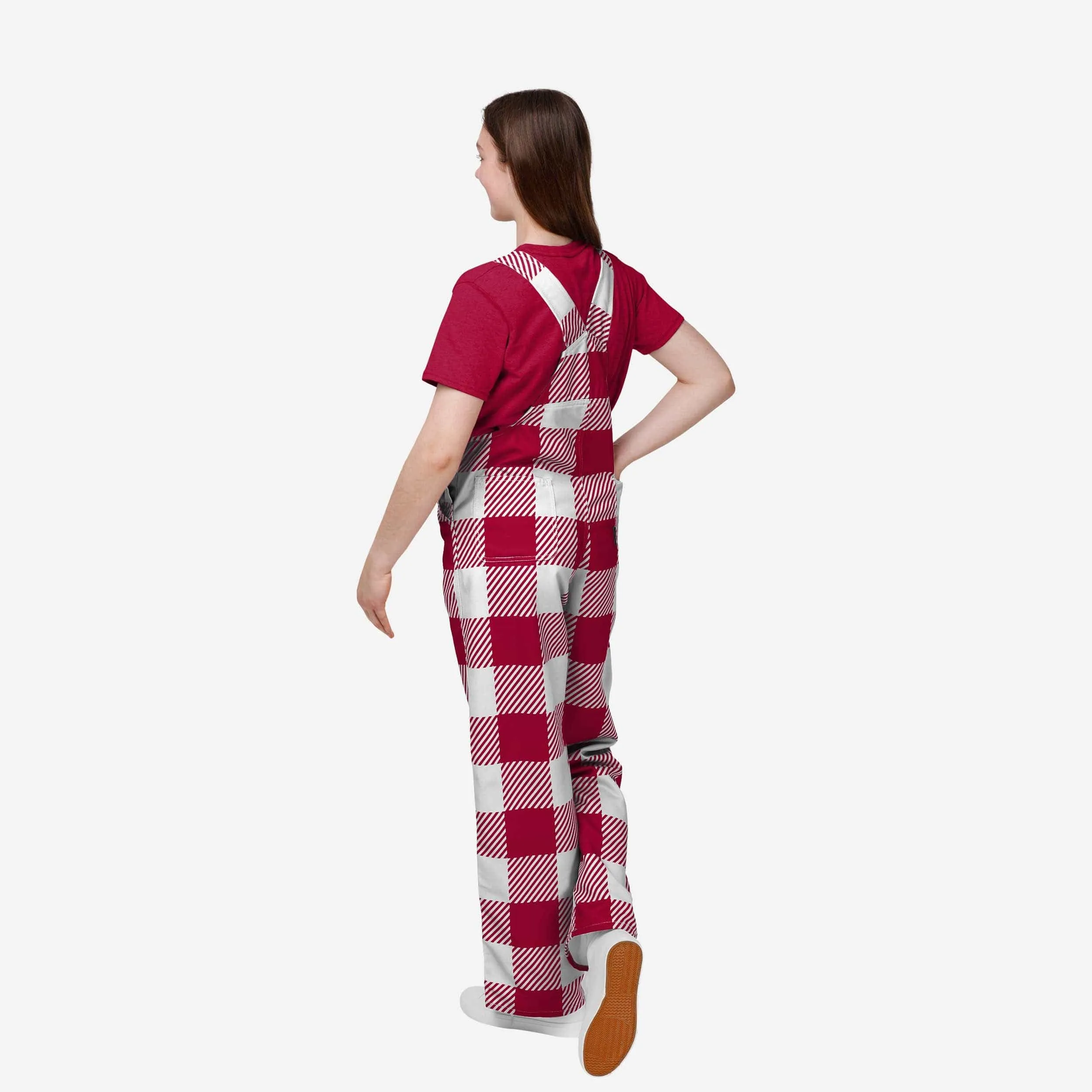 Arizona Cardinals Youth Plaid Bib Overalls