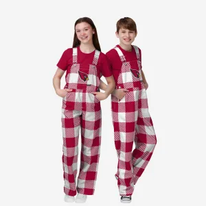 Arizona Cardinals Youth Plaid Bib Overalls