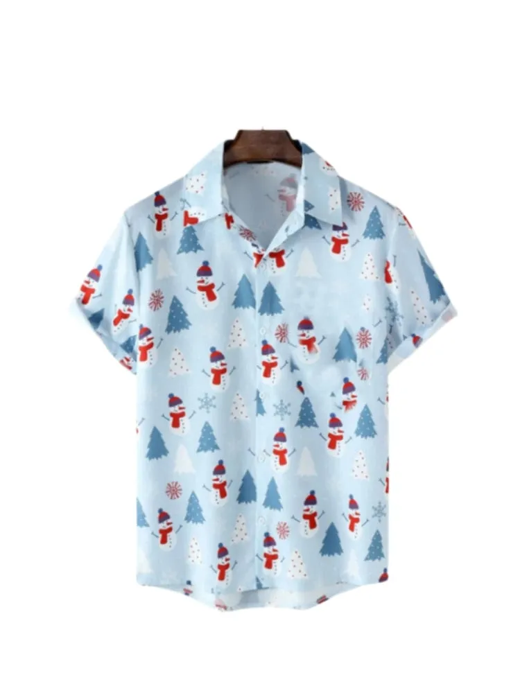 Ashore Shop Summer Mens Stripe Floral Printed Clothing Fashion 2023 Short Sleeve Male  Dazn Tops
